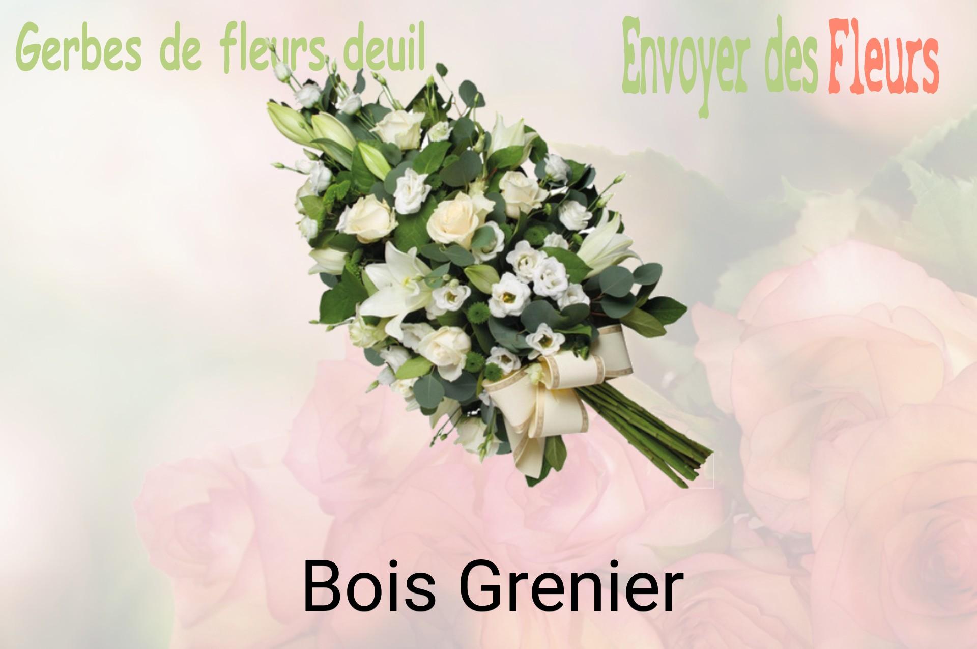 Gerbe de fleurs de deuil livrée à Bois-Grenier